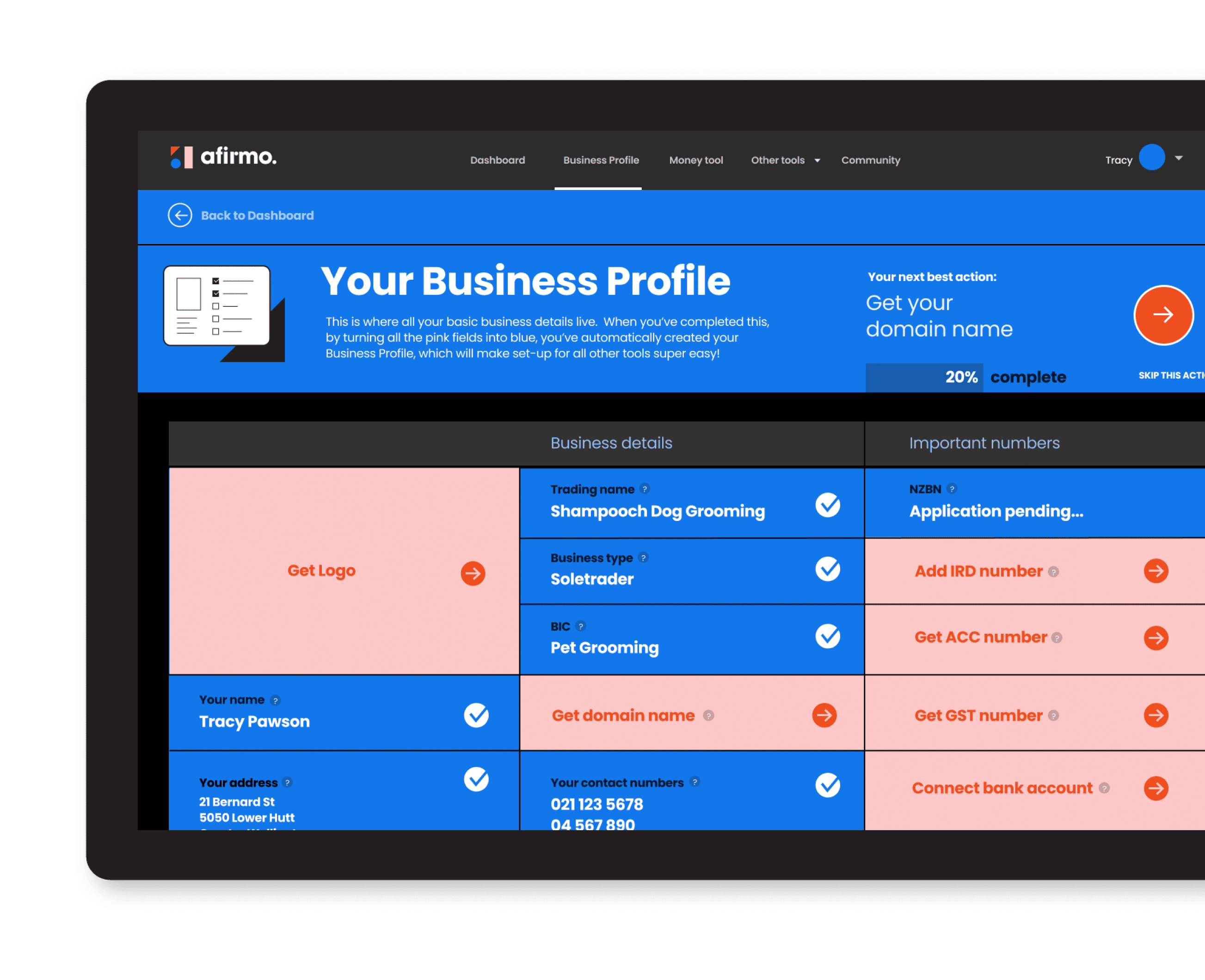 Tablet Preview – Your Business Profile Tablet Preview - Your Business Profile