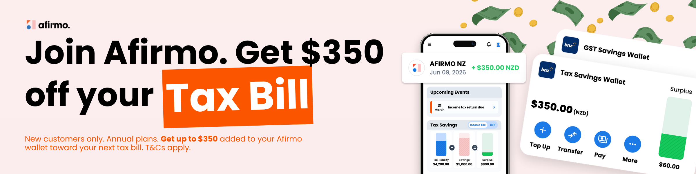 Welcome Tax Credit – long https://app.afirmo.com/register