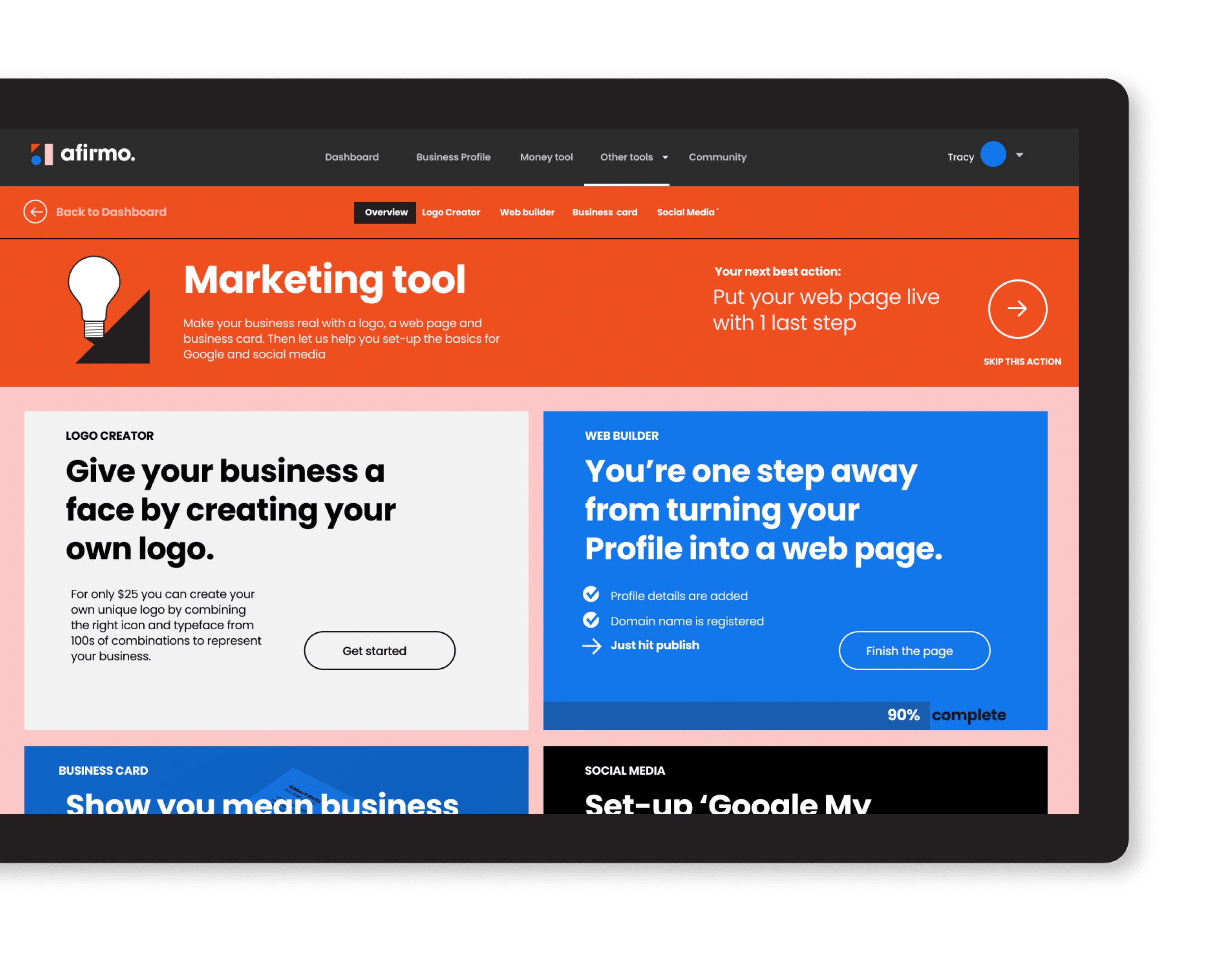 Tablet Preview - Marketing Tool